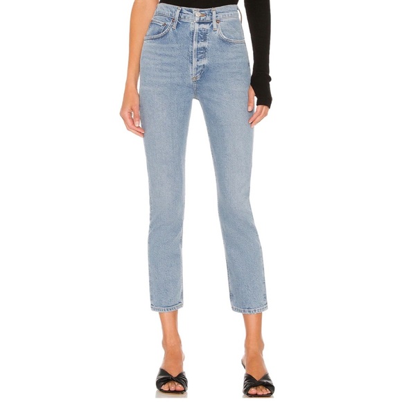 Agolde Denim - Agolde Riley High Rise Straight Crop 26 (Stretch)